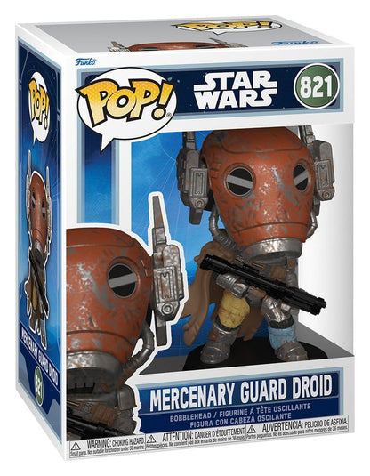 Star Wars: The Mandalorian and Grogu POP! Vinyl Bobblehead Figure Mercenary Guard Droid 9 cm Funko
