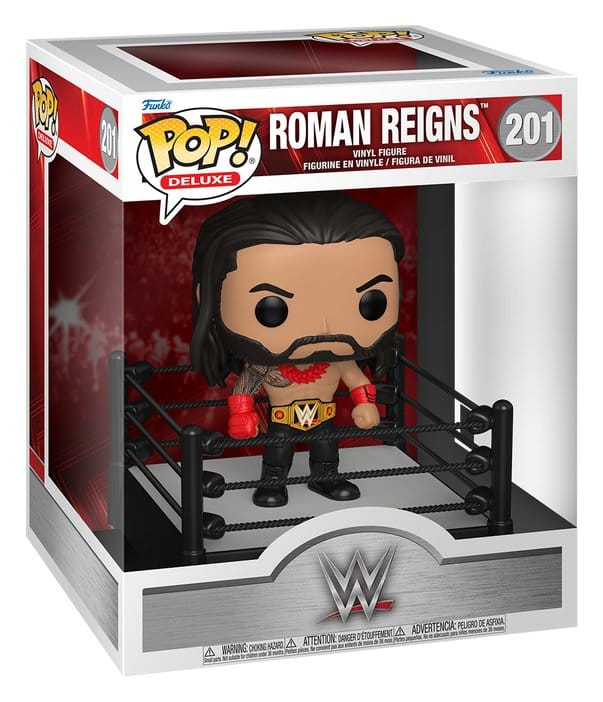 WWE POP! Deluxe Vinyl Figure Roman Reigns in Ring 9 cm Funko