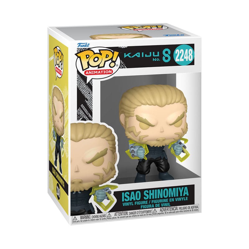 Kaiju No. 8 POP! Animation Vinyl Figure Isao Shinomiya 9 cm