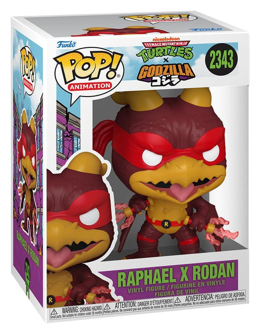 Godzilla x Turtles POP! Animation Vinyl Figure Raphael X Rodan 9 cm