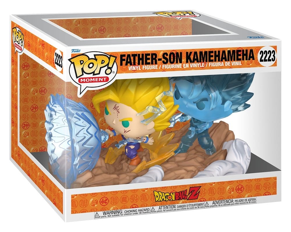Dragon Ball Z POP Moments Vinyl Figures Father-Son Kamehameha 9 cm Funko