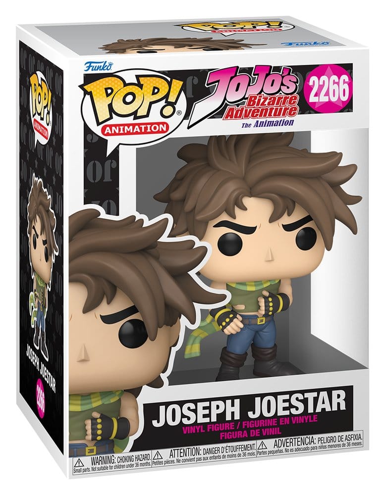 JoJo´s Bizarre Adventure POP! Animation Vinyl Figures Joseph 9 cm Funko