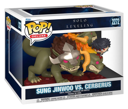 Solo Leveling POP! Deluxe Vinyl Figure Jinwoo Vs Cerberus 9 cm Funko