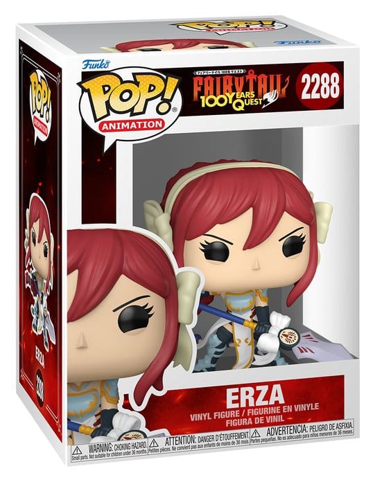 Fairy Tail 100 Year Quest POP! Animation Vinyl Figures Erza 9 cm Funko