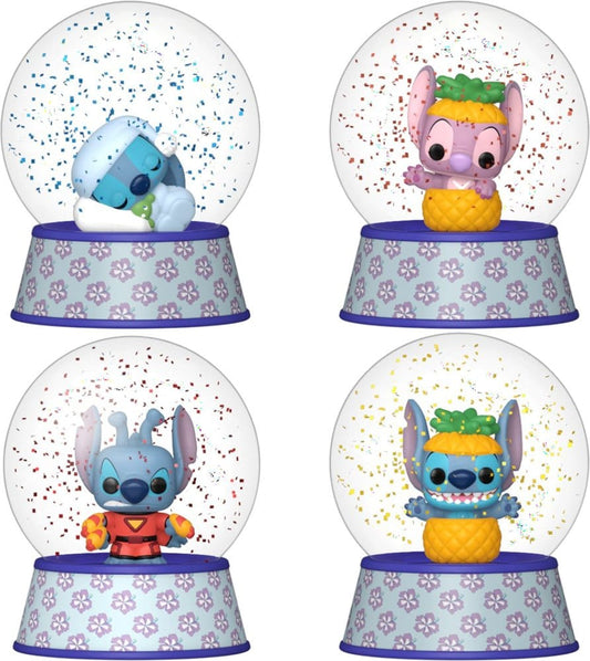 Lilo & Stitch Mini Figures Glitter Globes PDQ 5 cm Display (12)