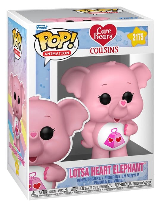 The Care Bears POP! Animation Vinyl Figure Lotsa Heart Elephant 9 cm Funko