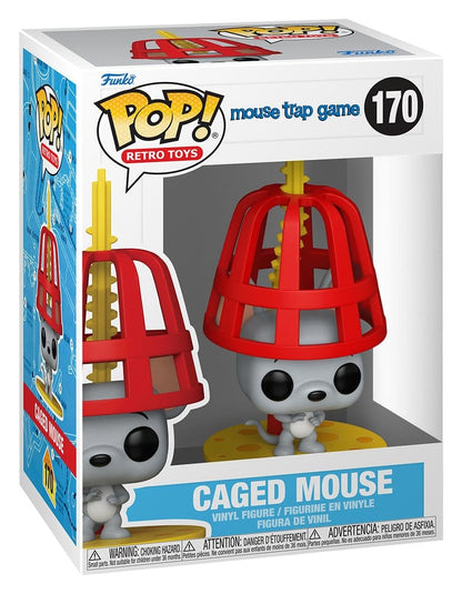 Mouse Trap POP! Games Vinyl Figure Caged Mouse 9 cm 9 cm Funko