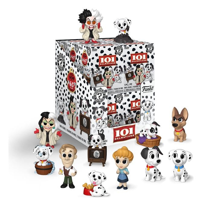 One Hundred and One Dalmatians Mini Figures PDQ 5 cm Display (12) Funko