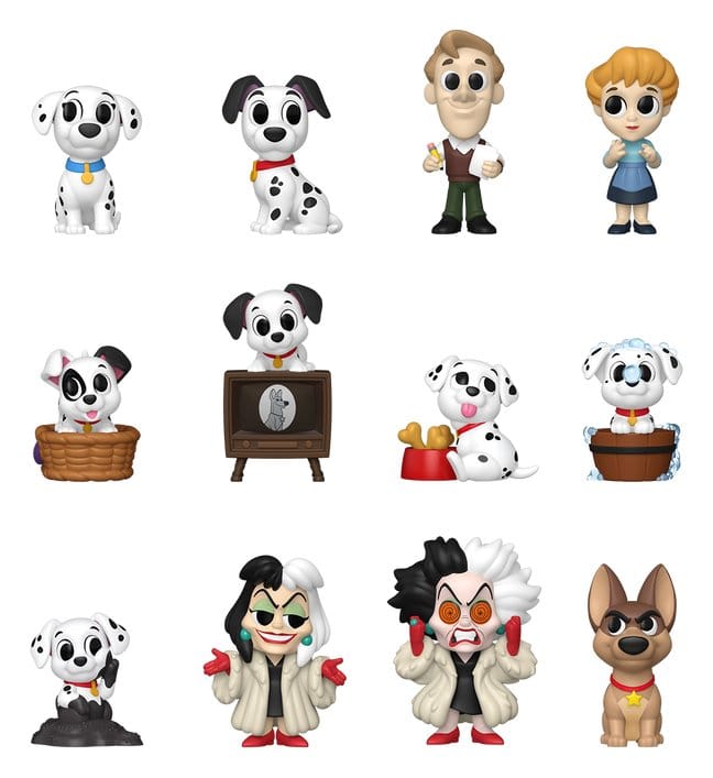 One Hundred and One Dalmatians Mini Figures PDQ 5 cm Display (12) Funko