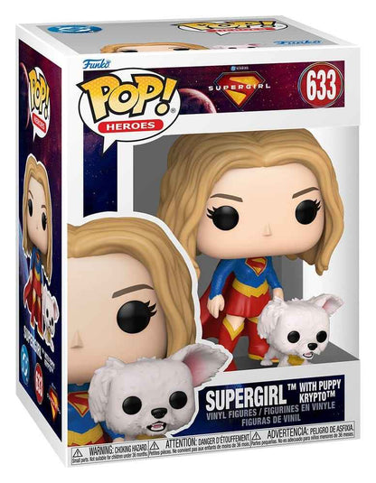 Supergirl (2026) POP! Heroes Vinyl Figure Supergirl with Puppy Krypto 9 cm