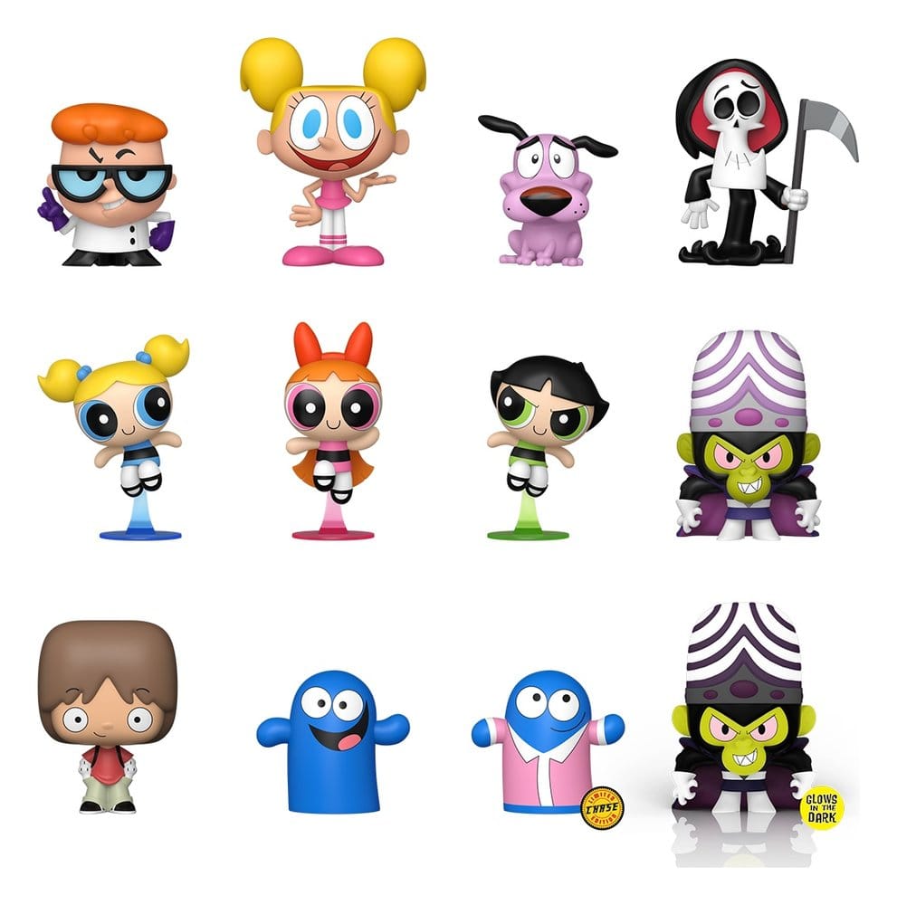 Cartoon Network Mystery Mini Figures 5 cm Blind Box Display (12)