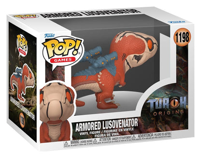 Turok POP! Games Vinyl Figure Armored Lusovenator 9 cm Funko