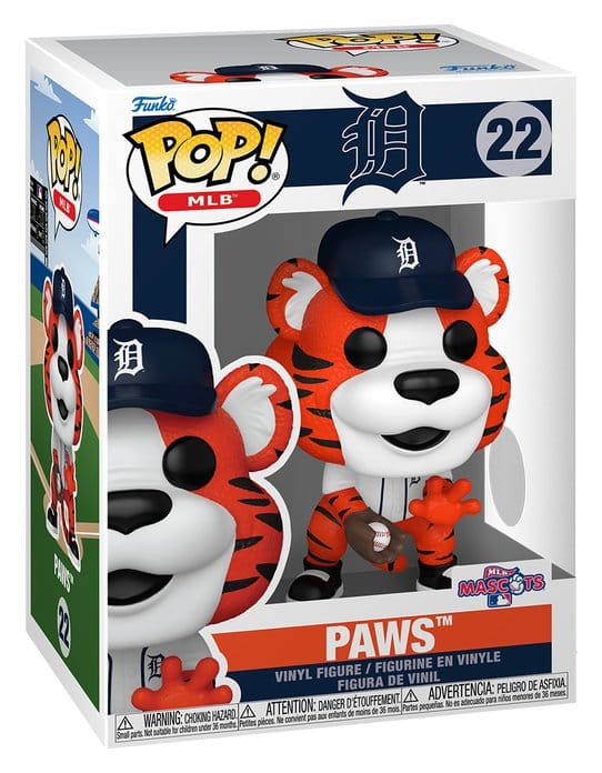 Detroit Tigers POP! MLB Vinyl Figure Paws 9 cm Funko