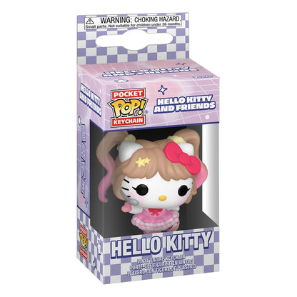 Hello Kitty and Friends POP! Vinyl Keychains 4 cm Hello Kitty (K-Pop Outfit) Display (12) Funko