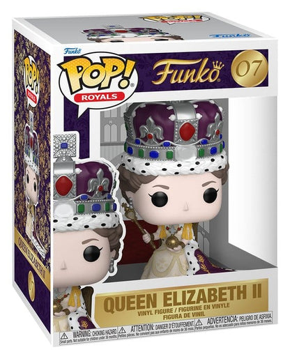 Queen Elizabeth II POP! Premium Vinyl Figure 100th- Queen Elizabeth II (Coronation) 9 cm Funko