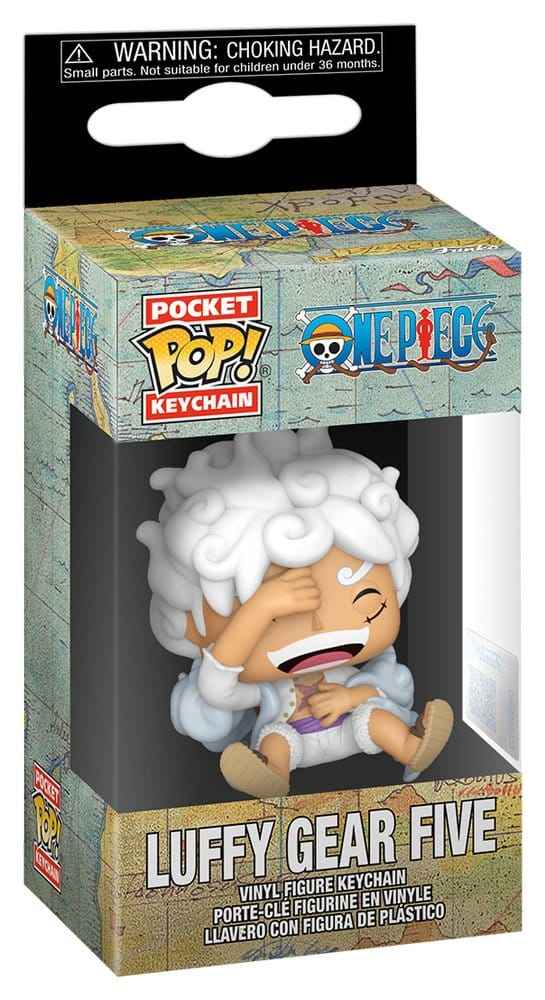 One Piece Pocket POP! Vinyl Keychains 4 cm Luffy Gear 5 Display (12)