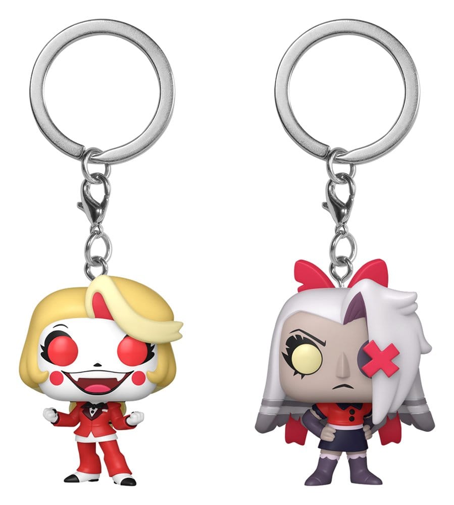 Hazbin Hotel POP! Vinyl Keychain 2-Pack Charlie & Vaggie 4 cm Funko