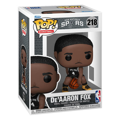 NBA POP! Basketball Vinyl Figure San Antonio Spurs: De'Aaron Fox (2025 Icon Edition Uniform) 9 cm Funko