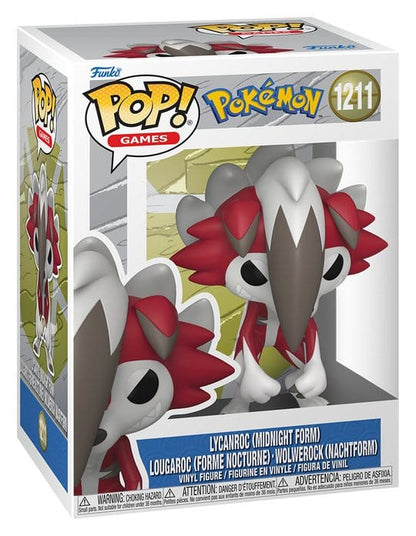 Pokémon POP! Games Vinyl Figure Lycanroc(Midnight) 9 cm