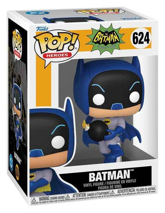 Batman 66 POP! Heroes Vinyl Figure Batman with Bomb 9 cm