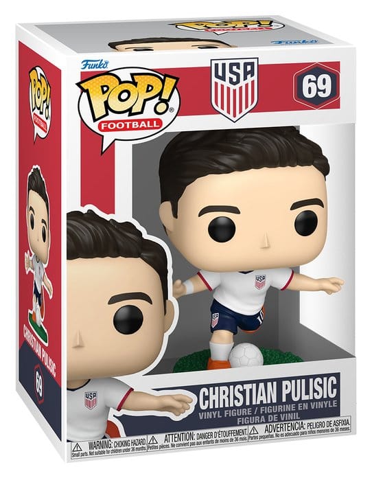 EFL POP! Football Vinyl Figure USA- Christian Pulisic 9 cm Funko
