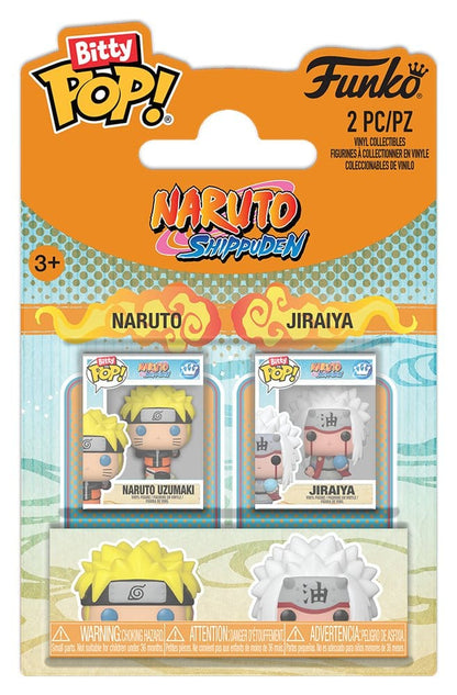 Naruto Bitty POP! Vinyl Figures 2-Pack Naruto & Jiraiya 2 cm Funko