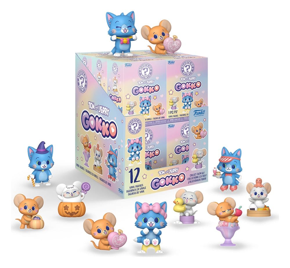 Tom & Jerry Gokko Mystery Mini Figures 5 cm Display (12) Funko