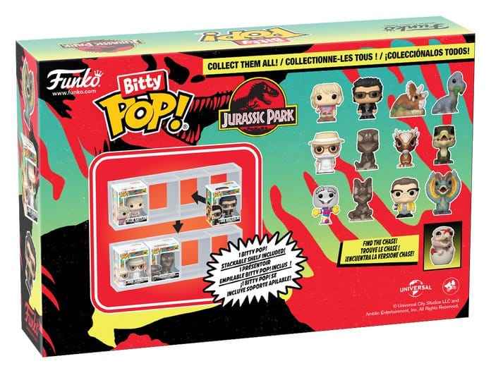 Jurassic Park Bitty POP! Vinyl Figure 4-Pack Triceratops 2,5 cm
