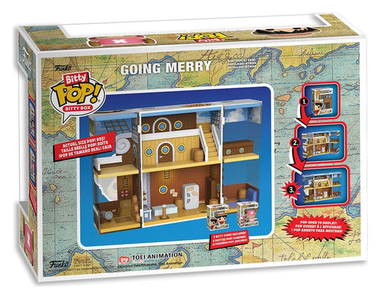 One Piece Bitty POP! Bitty Box Display with 2 Vinyl Figures Going Merry