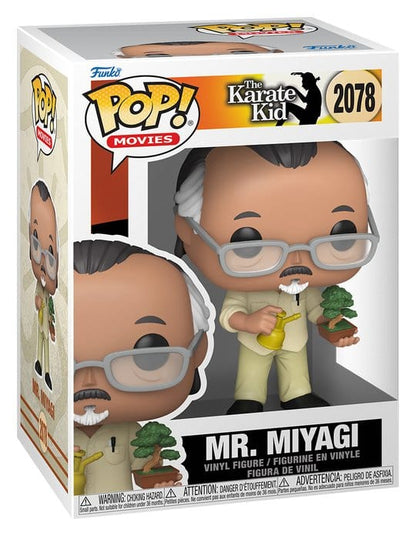 Karate Kid POP! Movies Vinyl Figure Mr. Miyagi w/BT 9 cm