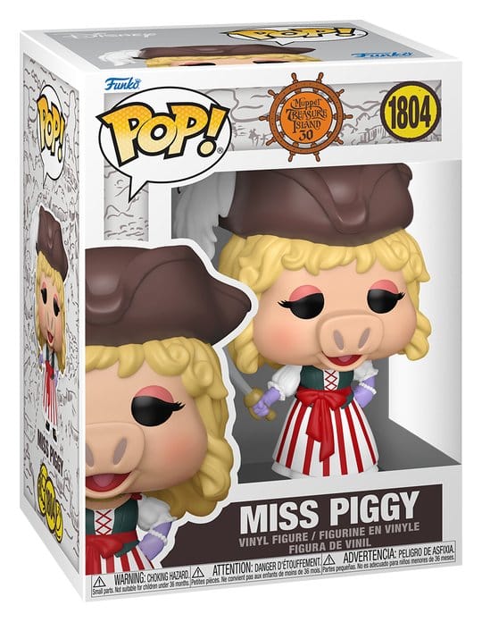 Muppet Treasure Island POP! Movies Vinyl Figure Miss Piggy 9 cm
