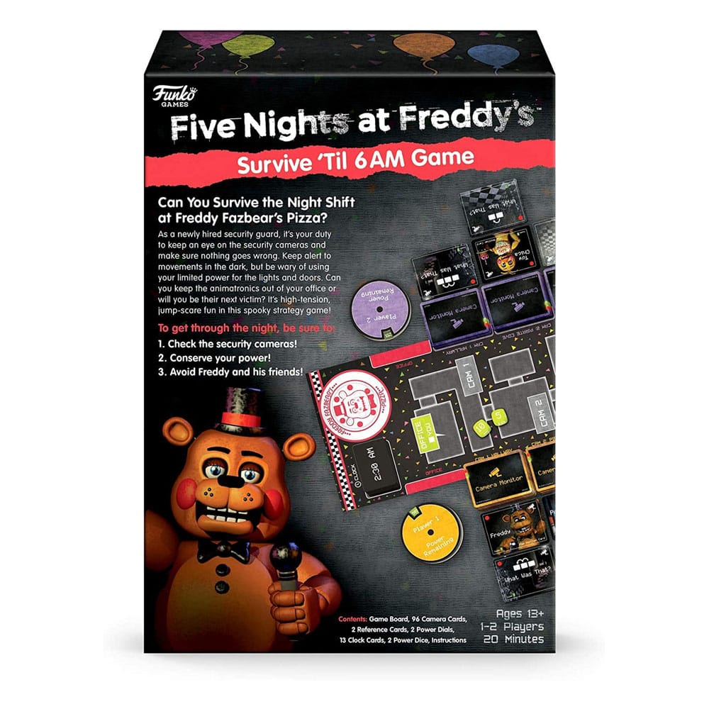 Five Nights at Freddy's Board Game Survive ´Til 6am Funko POP Funko