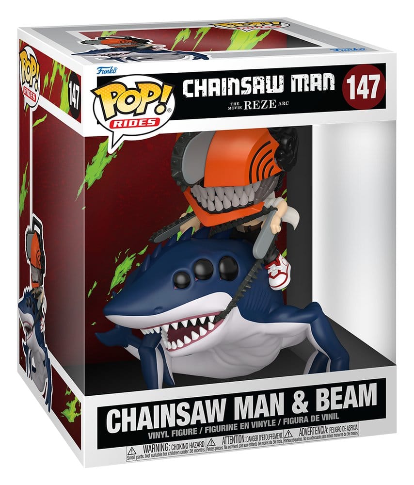Chainsaw Man POP! Rides Deluxe Vinyl Figure CSM & Beam 15 cm Funko