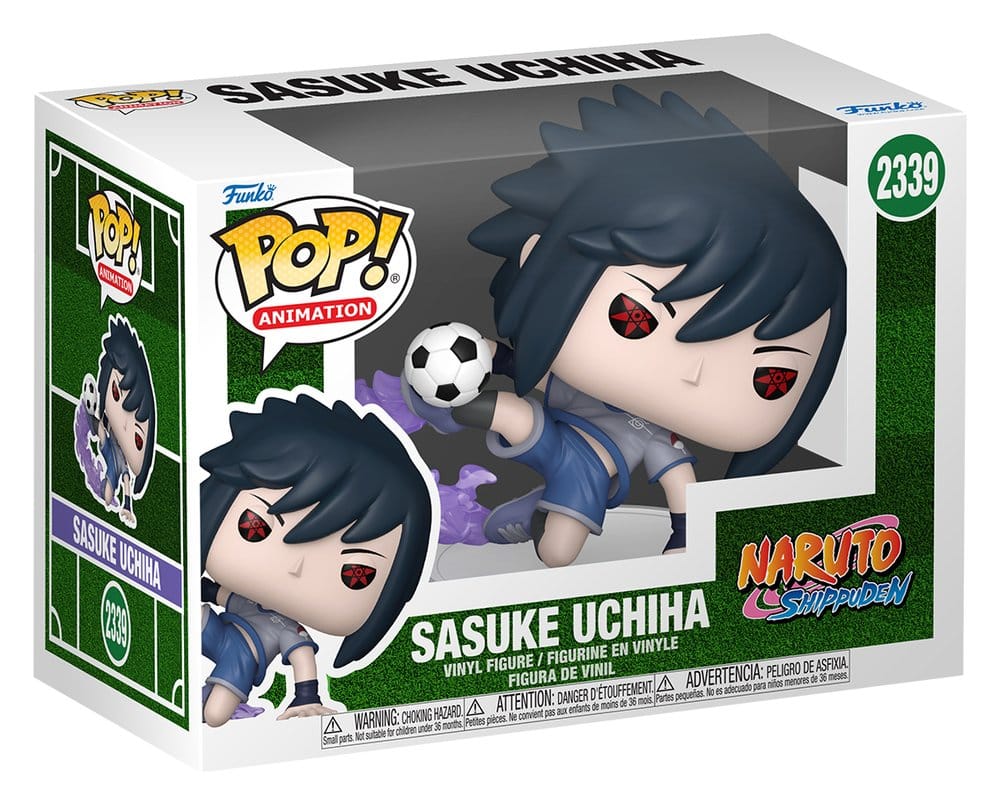 Naruto Soccer POP! Football Vinyl Figure Sasuke 9 cm Funko