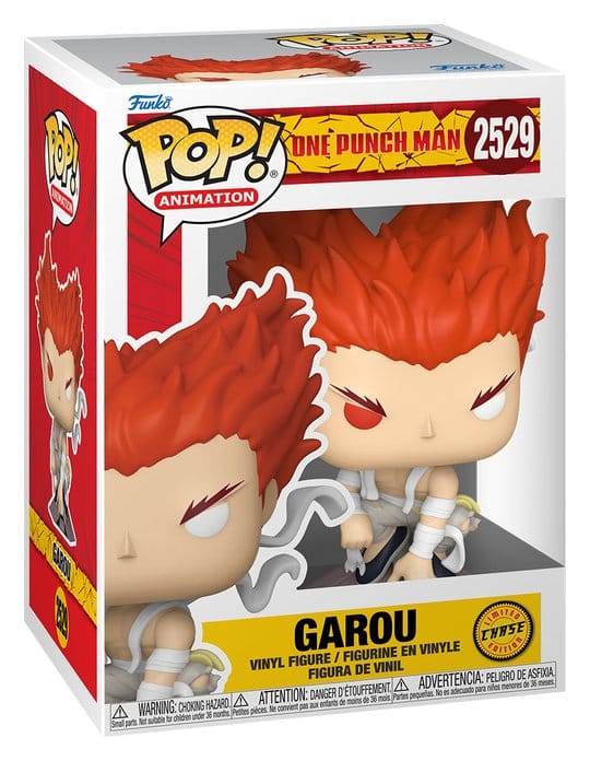 One Punch Man POP! Animation Vinyl Figures Garou with Chase 9 cm Assortment (6)