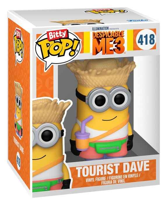 Minions Bitty POP! Vinyl Figures 2-Pack Pajama Bob & Tourist Dave 2 cm