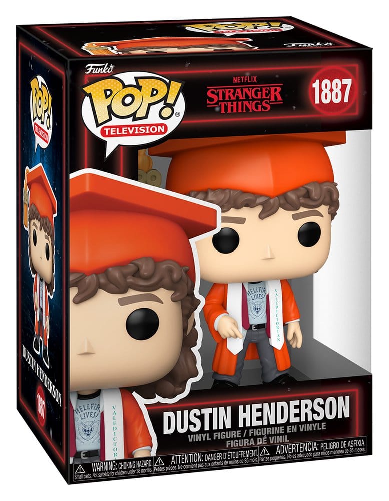 Stranger Things POP! TV Vinyl Figures Dustin Henderson 9 cm Funko