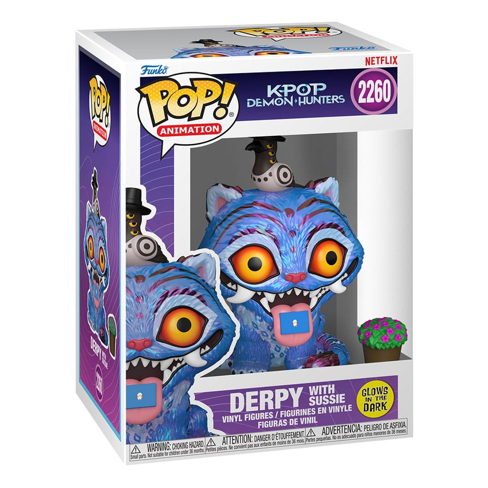 KPop Demon Hunters POP! Animation Vinyl Figure Tiger w/Bird 9 cm