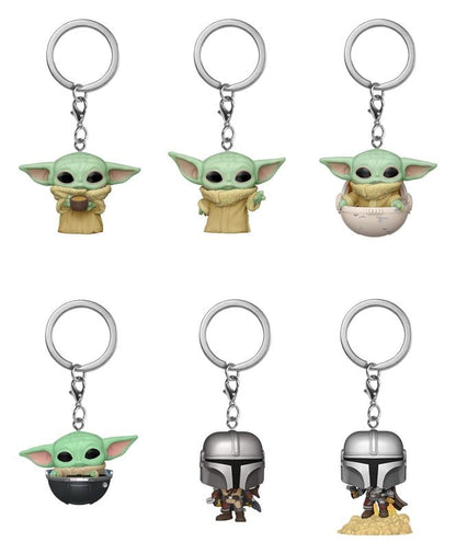 Star Wars POP! Vinyl Keychains The Mandalorian 4 cm Display (12)
