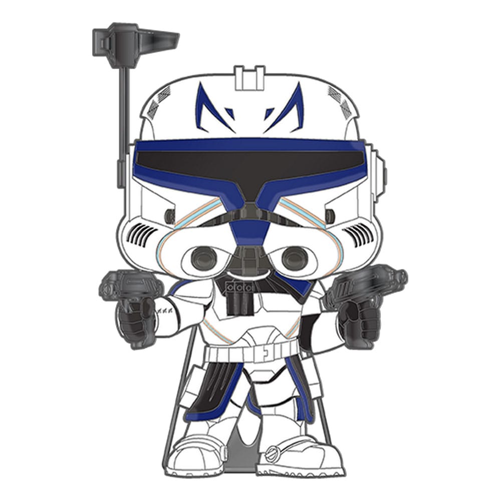 Star Wars Clone Wars Loungefly POP! Enamel Pin Captain Rex (Glow-in-the-Dark) 10 cm Funko POP Funko