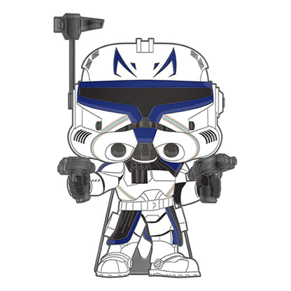 Star Wars Clone Wars Loungefly POP! Enamel Pin Captain Rex (Glow-in-the-Dark) 10 cm Funko POP Funko
