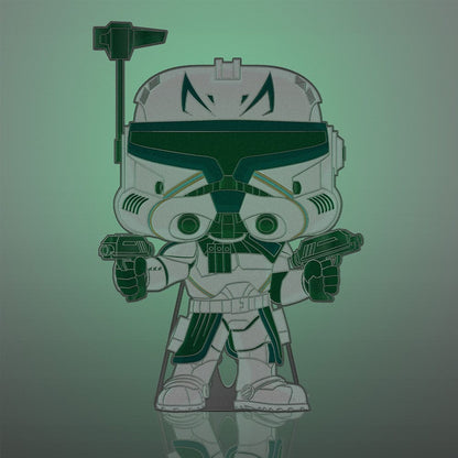 Star Wars Clone Wars Loungefly POP! Enamel Pin Captain Rex (Glow-in-the-Dark) 10 cm Funko POP Funko