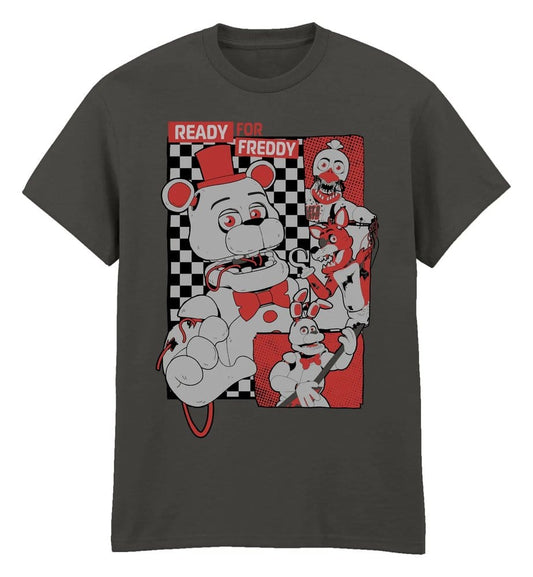 Five Nights at Freddy’s T-Shirt Collage Light Graphite Size M