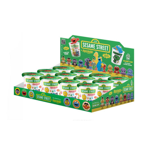 Sesame Street Rokimoto Cup of Fun Blind Box Figures 10 cm Wave 1 Display (12) Funmaker Inc.