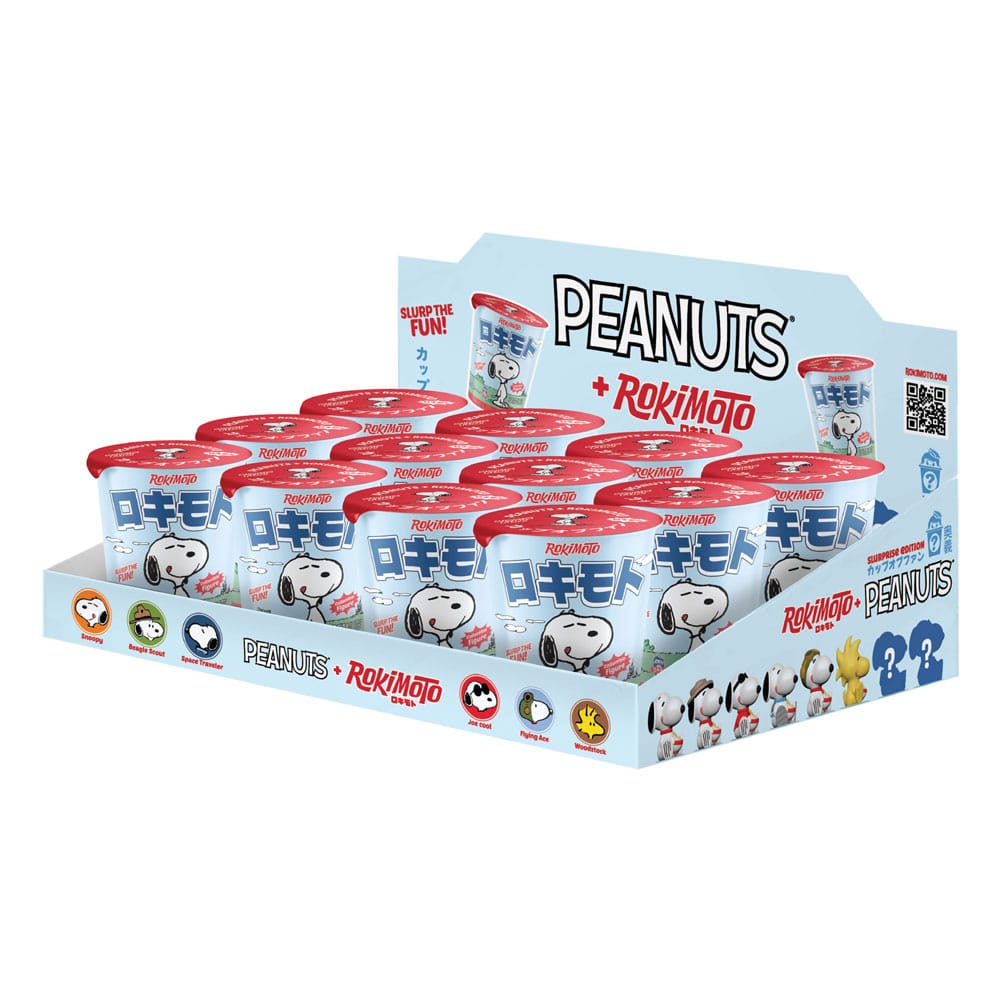 Peanuts + Rokimoto Blind Box Figures 10 cm Display (12) Funmaker Inc.
