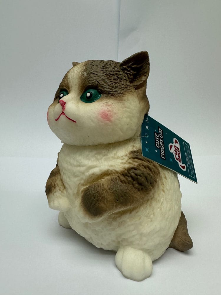 Fun Maker Squishy Fidget Toy Dark Brown Cat 11 cm Gadgets