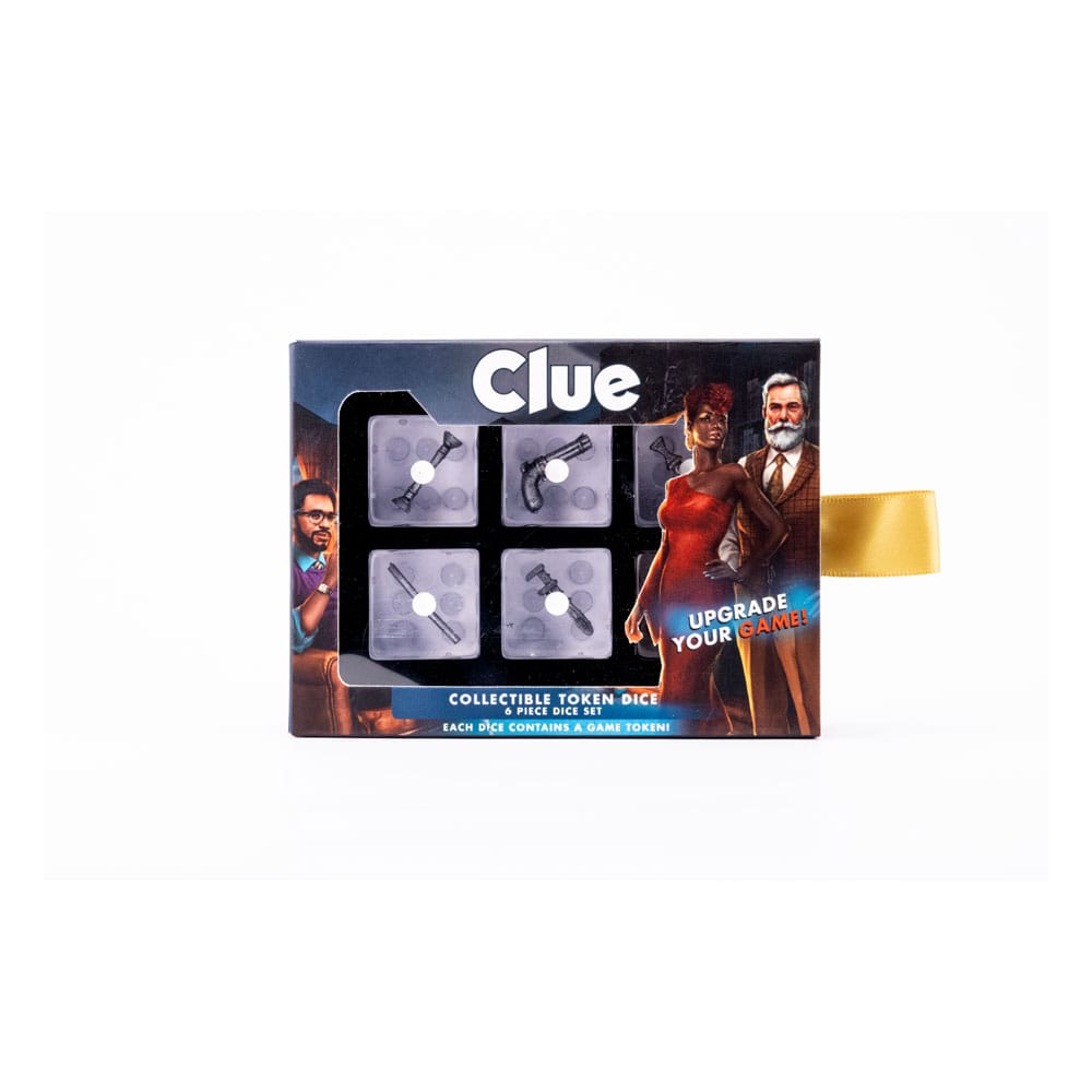 Cluedo Dice Set Token Weapons Dice
