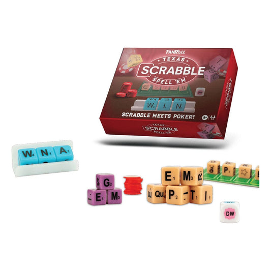 FanRoll Hasbro Game Scrabble Texas Spell Em Board games and accessories