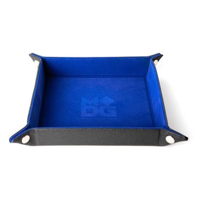 FanRoll Folding Dice Tray Velvet Blue Board games and accessories