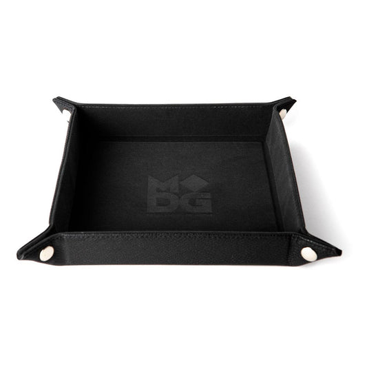 MDG Folding Dice Tray Black Velvet Board games and accessories